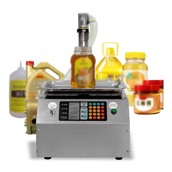 CSY-L15 Автоматическая машина для количественного взвешивания Медово-грушевого соуса, Кунжута и арахисового масла, Машина для розлива вязкой жидкости
