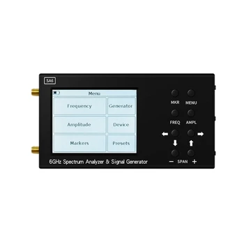 2023 Новый Анализатор Спектра SA66G 2500MA Wifi CDMA 35-6200 МГц Беспроводной Генератор Сигналов Тестер для Измерения Различных Антенн